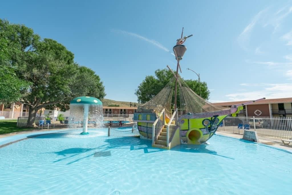 Pirates Cove, Kid's Splash area at White's City Cavern inn Waterpark